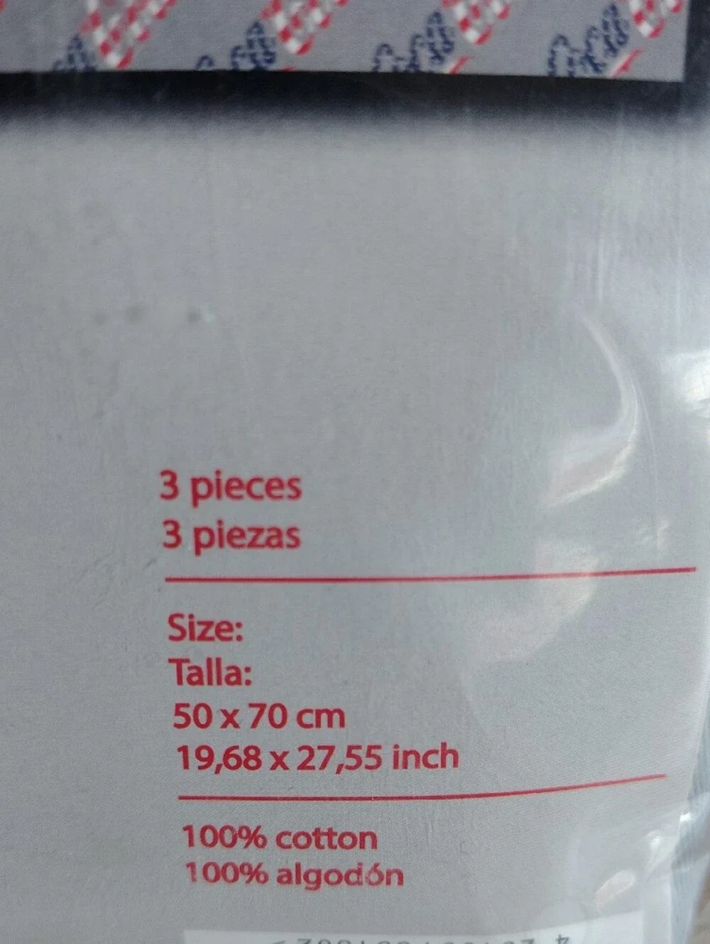 Coca-Cola 3-Piece Cotton Tea Towel Set NIP Red White Blue 19.7